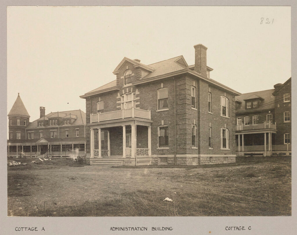 Charity, Soldiers And Sailors: United States. New York. Oxford. Women's Relief Corps: State Women's Relief Corps House, Oxford, N.y.: Cottage A; Administration Building; Cottage C