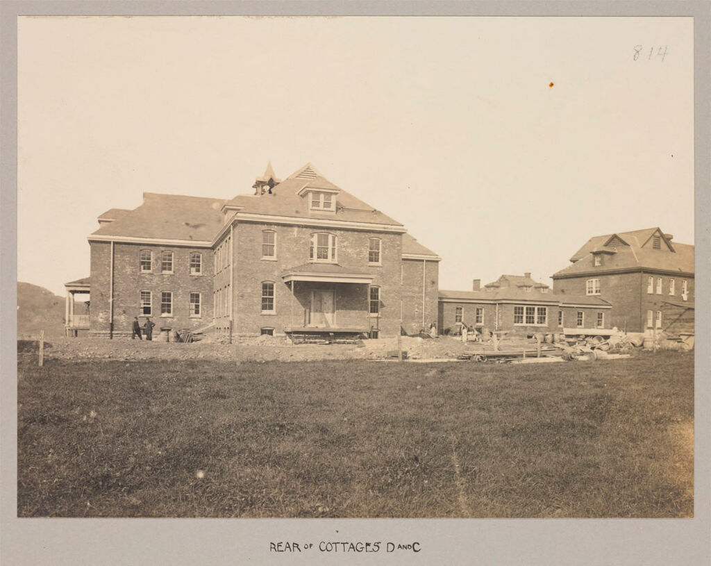 Charity, Soldiers And Sailors: United States. New York. Oxford. Women's Relief Corps: State Women's Relief Corps House, Oxford, N.y.: Rear Of Cottages D And C