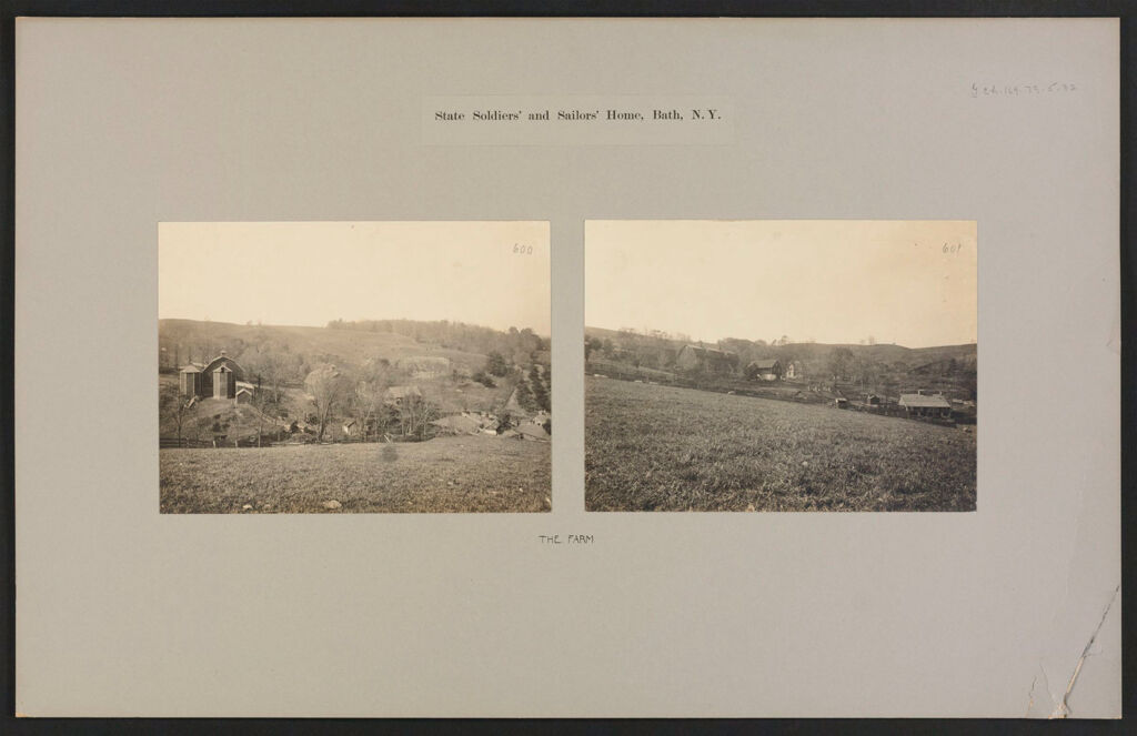 Charity, Soldiers And Sailors: United States. New York. Bath. State Soldiers' And Sailors' Home: State Soldiers' And Sailors' Home, Bath, N.y.: The Farm