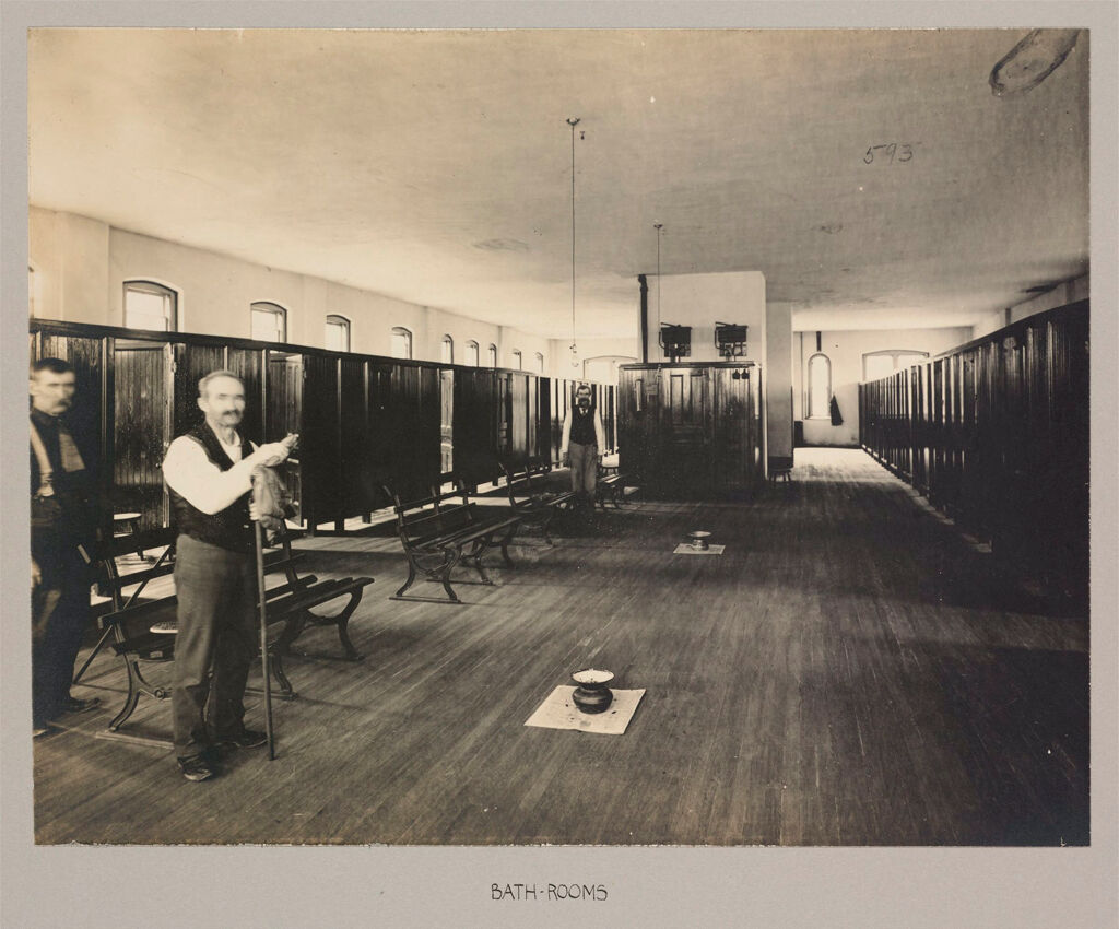 Charity, Soldiers And Sailors: United States. New York. Bath. State Soldiers' And Sailors' Home: State Soldiers' And Sailors' Home, Bath, N.y.: Bath-Rooms