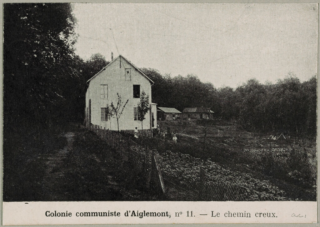 Communism: France. Aiglemont: Colonie Communiste: Communist Colonies: Anarchist Colony L'essai At Aiglemont, Ardennes, France: Le Chemin Creux.