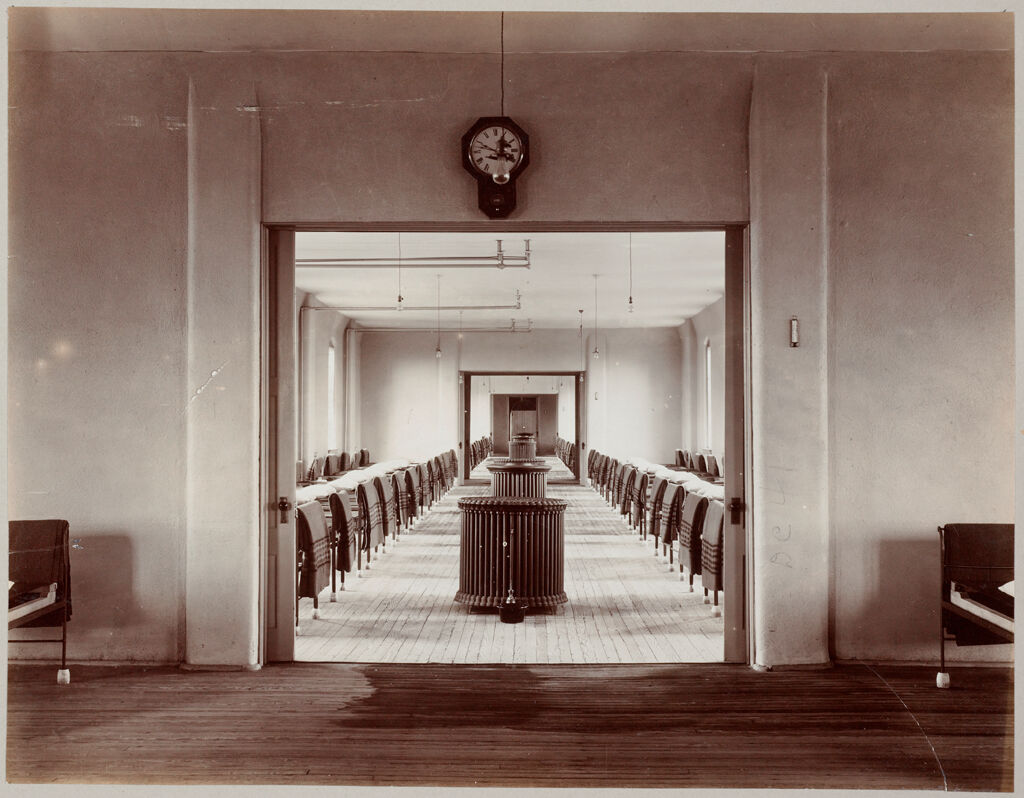 Crime, Prisons: United States. New York. Hart's Island. Branch Workhouse: Department Of Correction, New York City: Branch Workhouse, Hart's Island.: Interior Of Female Pavilion.
