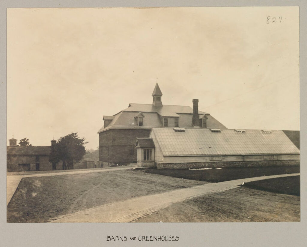 Defectives, Blind: United States. New York. Batavia. State School For The Blind: State School For The Blind, Batavia, N.y.: Barns And Greenhouses