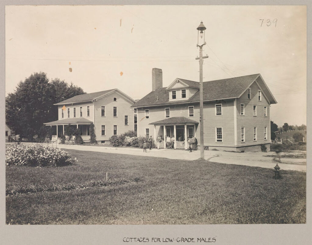 Defectives, Epileptics: United States. New York. Sonyea. Craig Colony: Craig Colony, Sonyea, N.y.: West Group: Cottages For Low-Grade Males