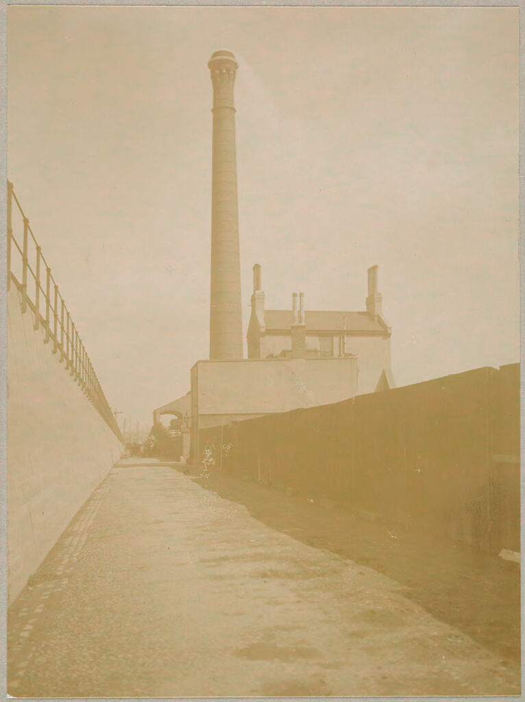 Health, General: Great Britain, England. London. Battersea: Refuse Depository: Social Conditions In London, England, 1903: Battersea- Runway For Garbage Carts Up To The Tipping Station.