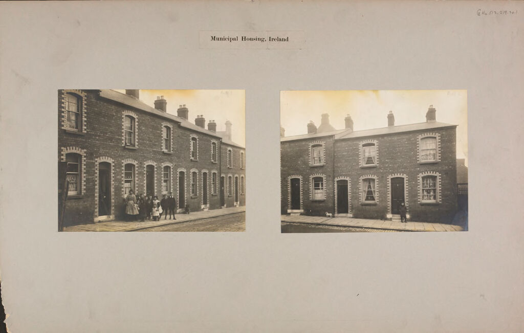 Housing, Conditions: Great Britain, Ireland. Belfast. Workmen's Dwellings: Municipal Housing, Ireland