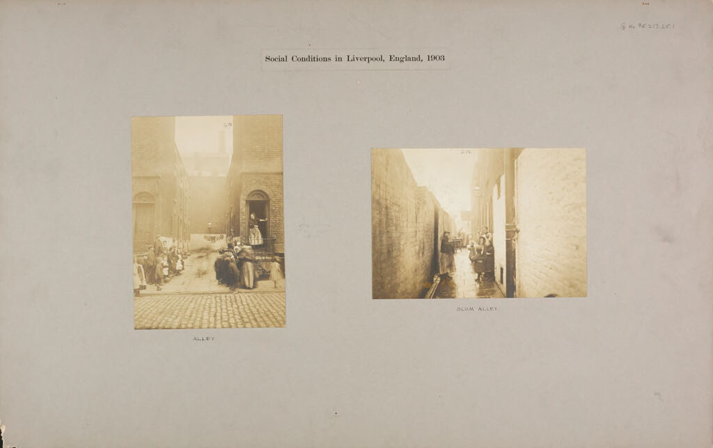 Housing, Conditions: Great Britain, England. Liverpool. Workmen's Dwellings: Social Conditions In Liverpool, England, 1903