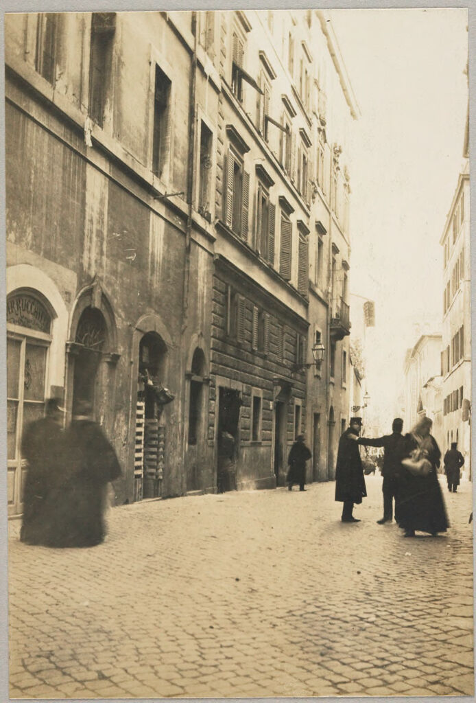 Housing, Conditions: Italy. Rome. Housing In Ghetto: Social Conditions In Rome, Italy: 1905: A New Street: Rome.