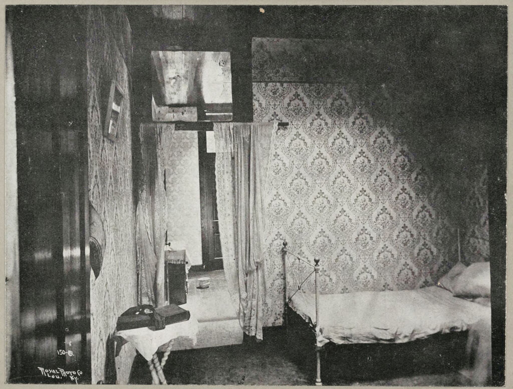 Housing, Conditions: United States. Kentucky. Louisville: Housing Conditions, Louisville, Ky.: Light Without Air: 2 Rooms In New Tenement Lighted Only By Non-Ventilating Skylight: Showing How Bad Conditions May Be Perpetuated Under An Inadequate Law.