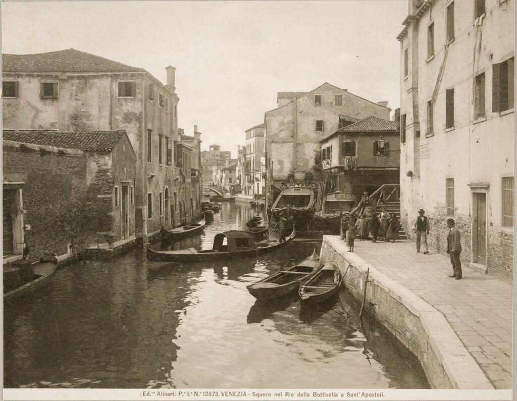 Housing, Conditions: Italy. Venice. Slums: Environment Before Immigration. Standards Of Living In European Cities. Social Conditions In Venice, Italy: 1905: Slums: Venice.