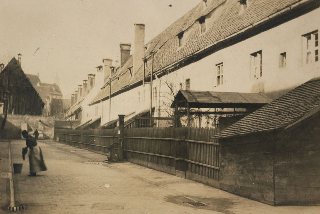 Housing, Improved: Germany. Augsburg: Improved Workmen's Dwellings: Improved Workmen's Dwellings: Germany: In The Fuggerei: Augsburg