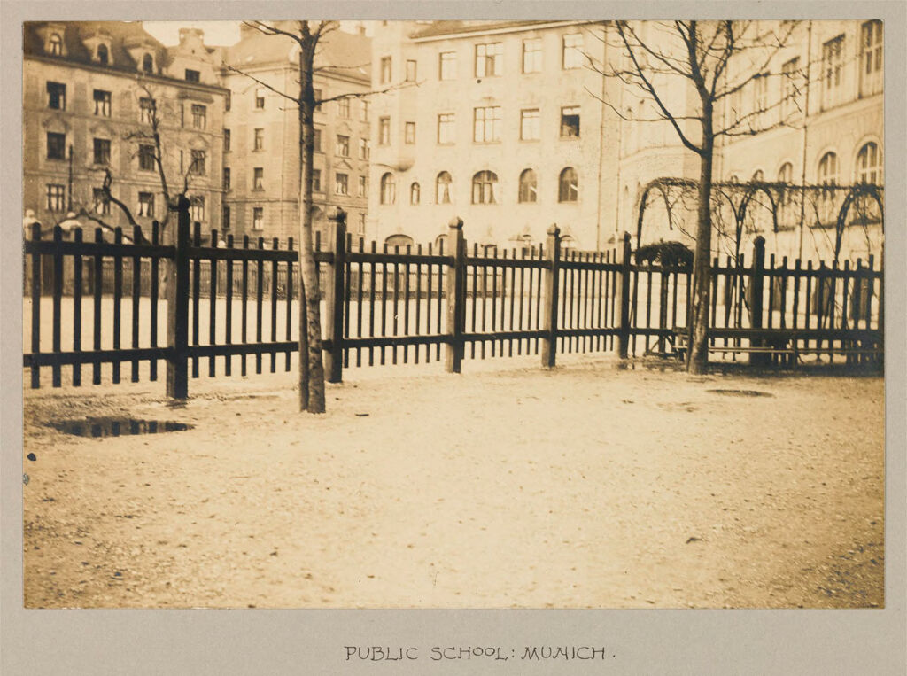 Housing, Improved: Germany. Munich. Improved Dwellings For Bavarian R.r. Employees: Improved Workmen's Dwellings: Germany: Public School: Munich.