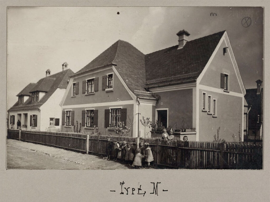 Housing, Improved: Germany. Ulm. Municipal Improved Dwellings: Municipal Housing: Germany: Multiple Cottages Built By The City Of Ulm. 1907. [For Plans See R No. 29.235.47-3 To 5.]: Type M