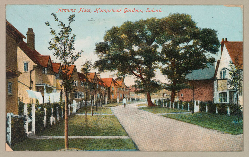 Housing, Improved: Great Britain, England. Hampstead. Garden Suburb (Copartnership And Private) Plans Of Estate And Cottages: Hampstead Garden Suburb: Asmuns Place, Hampstead Gardens, Suburb.