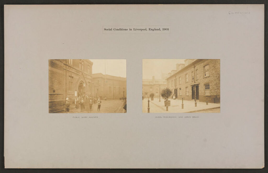 Housing, Improved: Great Britain, England. Liverpool. Municipal Tenements: Social Conditions In Liverpool, England, 1903