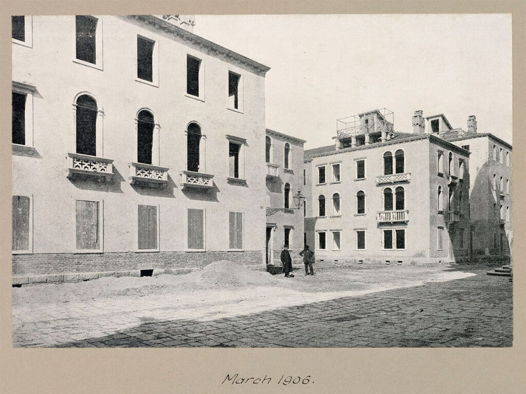 Housing, Improved: Italy: Venice: Municipal Tenements: Improved Housing: Italy: Group Of Eleven Houses - Ai Geaniti (Sestiere Di Cannaregio): Model Tenement Houses Erected In Venice By The Municipality: March 1906
