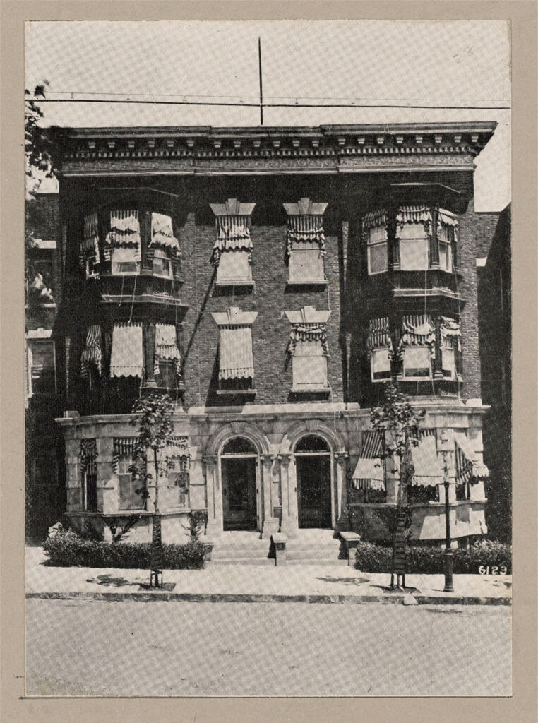 Housing, Improved: United States. New York. New York City. Topping Avenue Tenement: Housing Conditions: New York: Semi-Suburban Tenements -  Topping Ave.