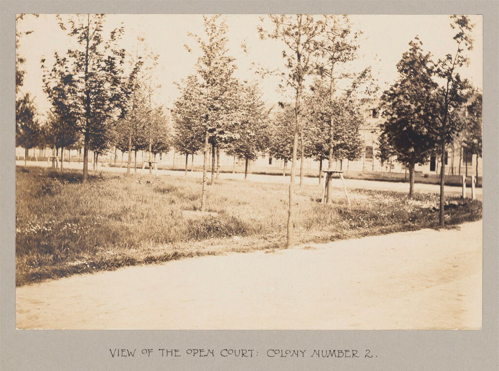 Industrial Problems, Unemployed, Labor Colonies: Netherlands. Veenhuizen: Dutch State-Labor-Colonies: Veenhuizen (Near Assen), Northern Holland: View Of The Open Court: Colony Number 2.