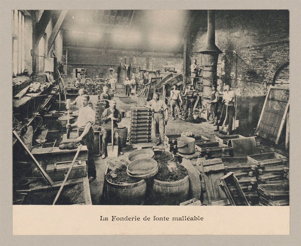 Industrial Problems, Welfare Work: France. Guise. Familistère De Guise: Le Familistère De Guise (Founded By M. Godin, 1859), Guise, France: The Workshops.
