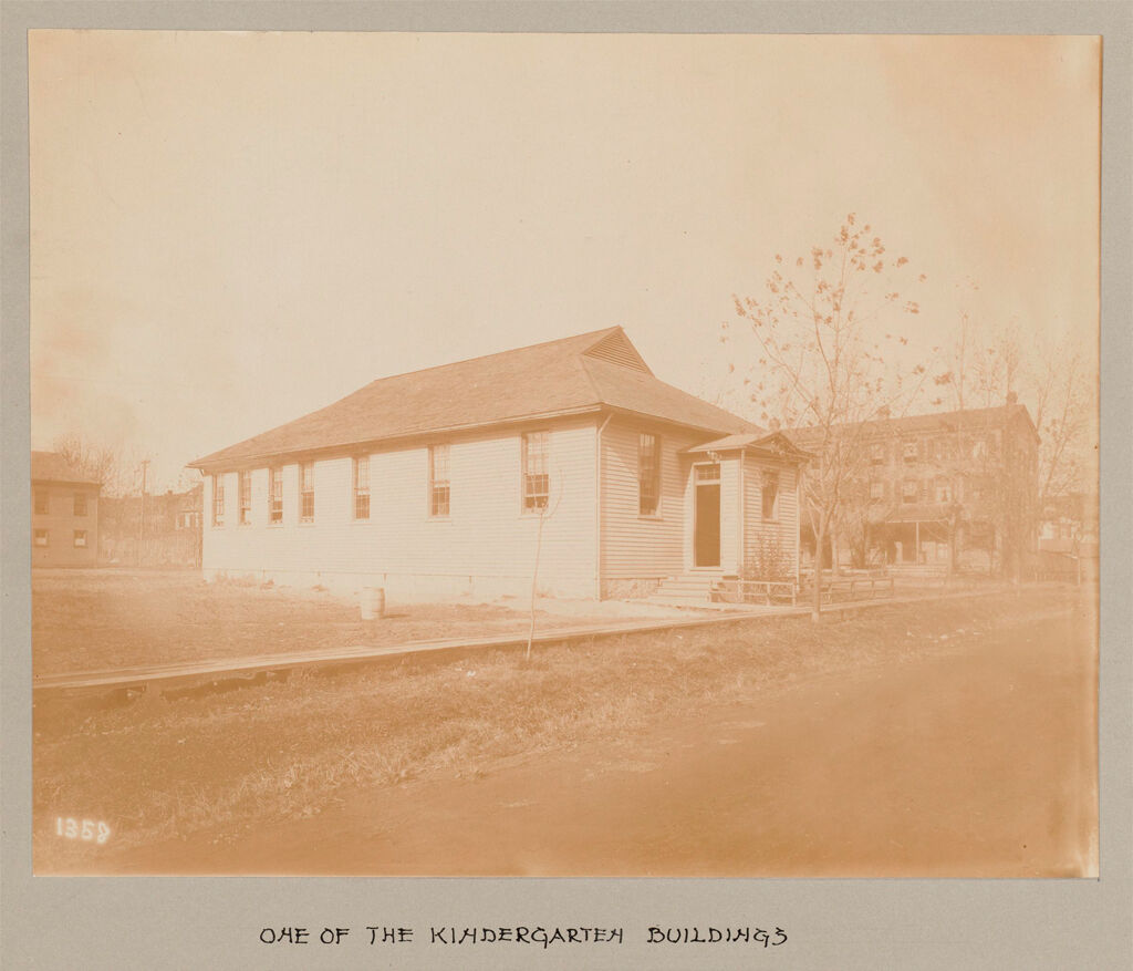 Industrial Problems, Welfare Work: United States. Maryland. Sparrow's Point. Maryland Steel Company: Provision Of Educational Facilities For Employees: Maryland Steel Company, Sparrows Point, Md.: One Of The Kindergarten Buildings
