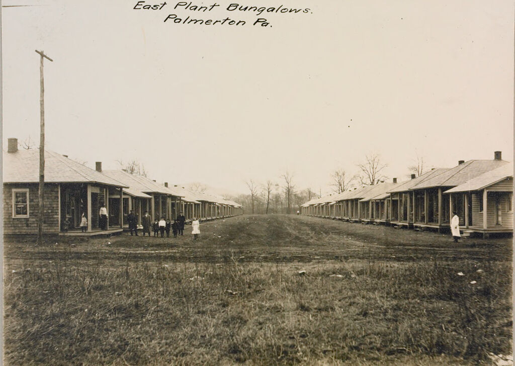 Industrial Problems, Welfare Work: United States. Pennsylvania. Palmerton: New Jersey Zinc Company. Bungalows Of Frame Construction: East Plant Bungalows. Palmerton Pa.