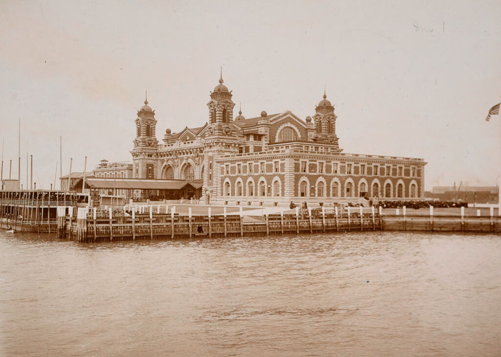 Races, Immigration: United States. New York. New York City. Immigrant Station: Regulation Of Immigration At The Port Of Entry. United States Immigrant Station, New York City: Main Building At Ellis Island.