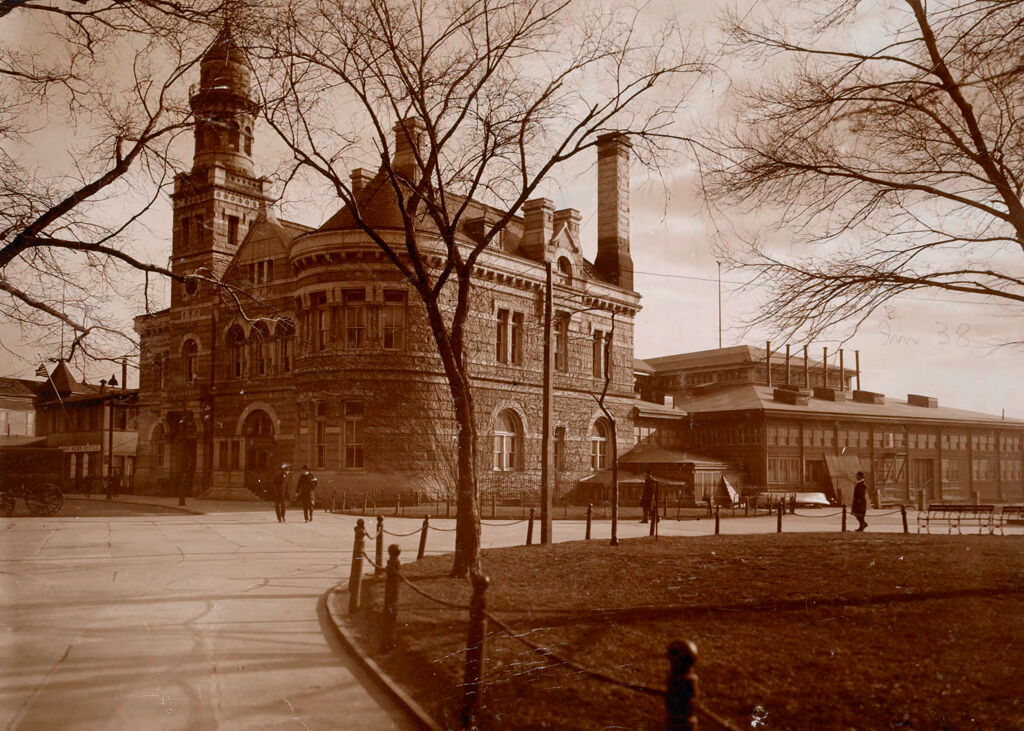 Races, Immigration: United States. New York. New York City. Immigrant Station: Regulation Of Immigration At The Port Of Entry. United States Immigrant Station, New York City: Barge Office. (Now Used For Offices.)