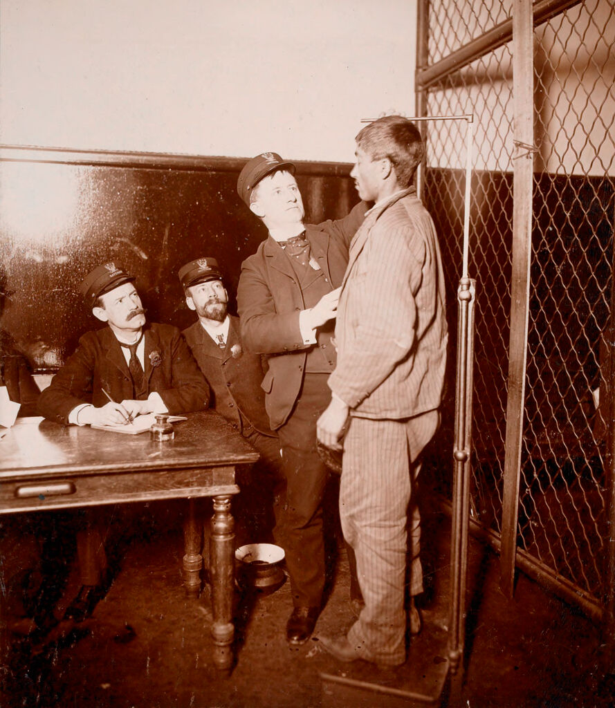 Races, Immigration: United States. New York. New York City. Immigrant Station: Regulation Of Immigration At The Port Of Entry. United States Immigrant Station, New York City: Bertillon Measurements.