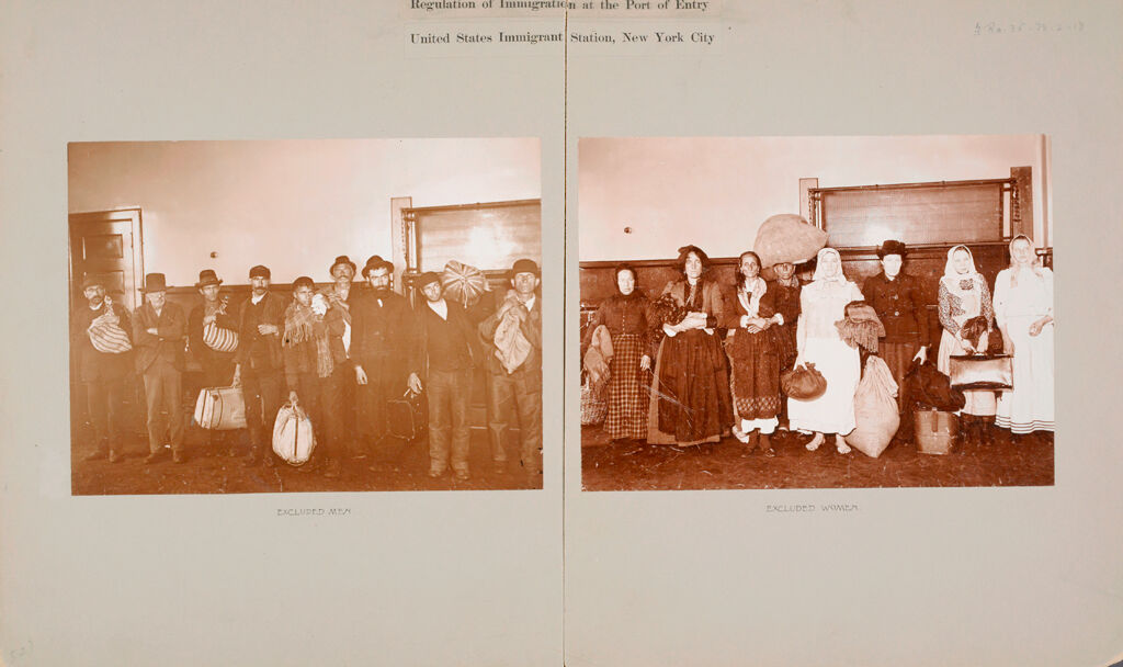 Races, Immigration: United States. New York. New York City. Immigrant Station: Regulation Of Immigration At The Port Of Entry. United States Immigration Station, New York City