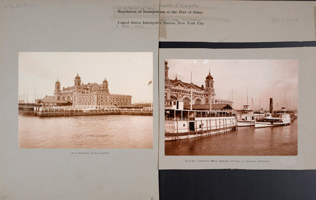 Races, Immigration: United States. New York. New York City. Immigrant Station: Regulation Of Immigration At The Port Of Entry. United States Immigrant Station, New York City