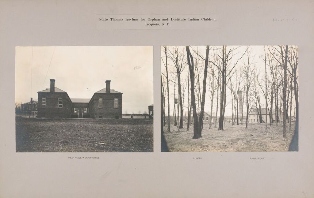 Races, Indians: United States. New York. Iroquois. Thomas Asylum For Orphan And Destitute Indian Children: State Thomas Asylum For Orphan And Destitute Indian Children, Iroquois, N.y.