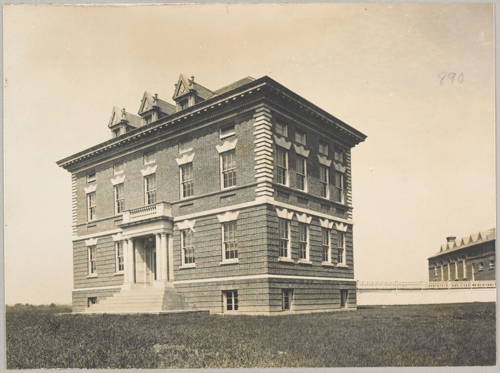 Races, Indians: United States. New York. Iroquois. Thomas Asylum For Orphan And Destitute Indian Children: State Thomas Asylum For Orphan And Destitute Indian Children, Iroquois, N.y.: School Building