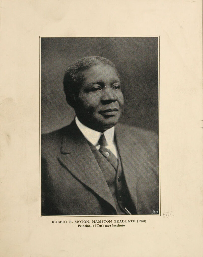 Races, Negroes: United States. Virginia. Hampton. Hampton Normal And Industrial School: Robert R. Moton, Hampton Graduate (1890). Principal Of Tuskegee Institute
