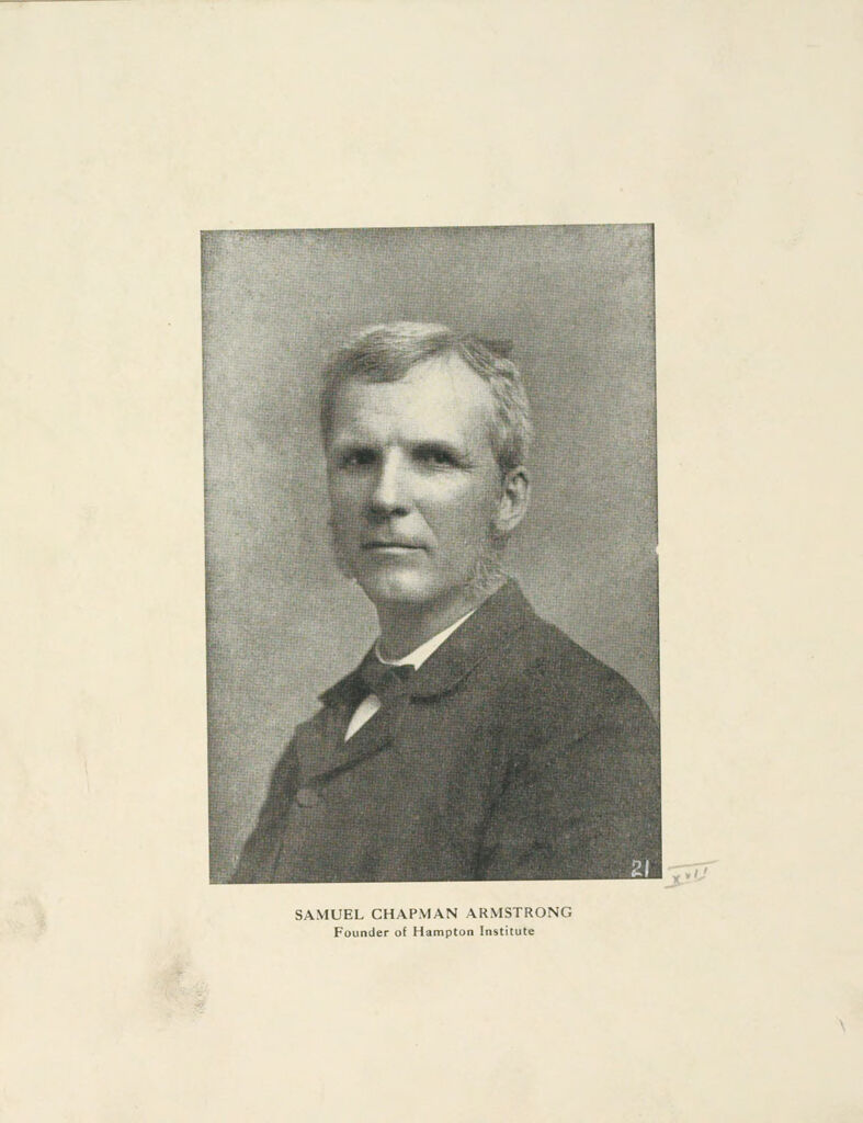 Races, Negroes: United States. Virginia. Hampton. Hampton Normal And Industrial School: Samuel Chapman Armstrong. Founder Of Hampton Institute