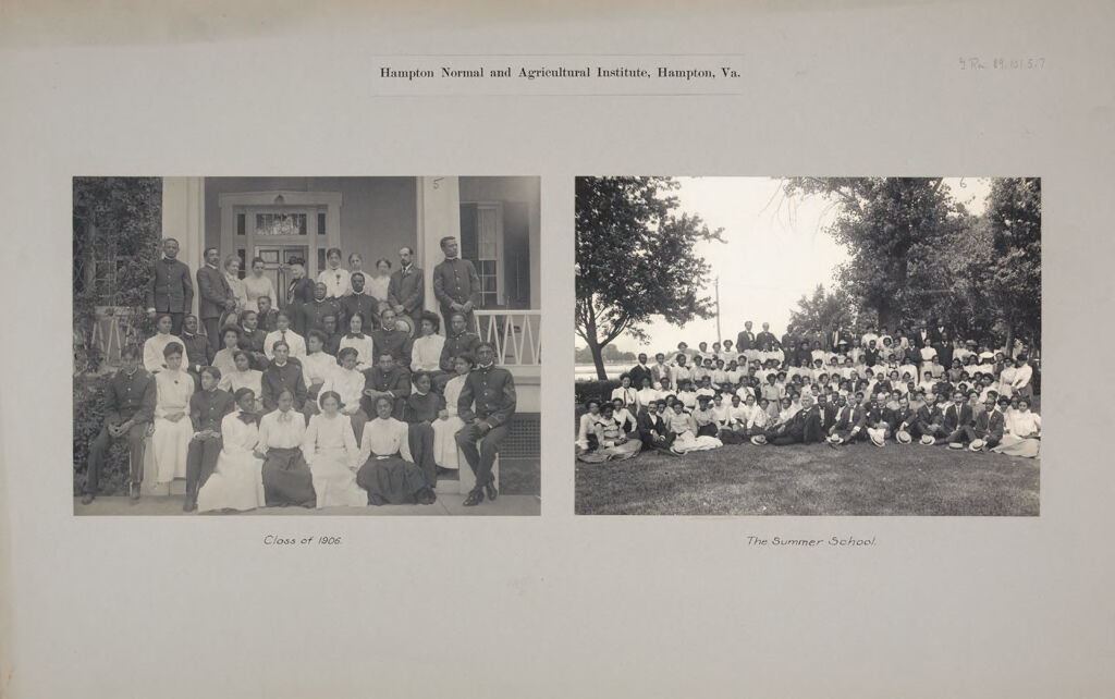 Races, Negroes: United States. Virginia. Hampton. Hampton Normal And Industrial School: Hampton Normal And Agricultural Institute, Hampton, Va.