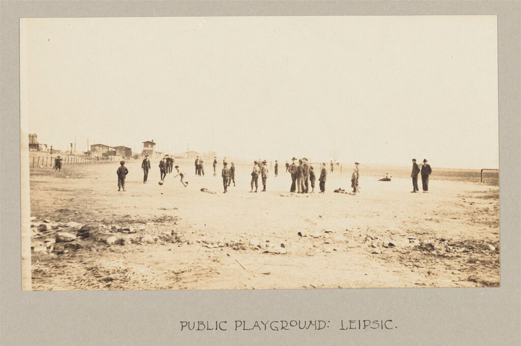 Recreation, Parks And Palygrounds: Germany. Leipzig. Public Park: Social Conditions In German Cities: 1905: Public Playground: Leipsic.