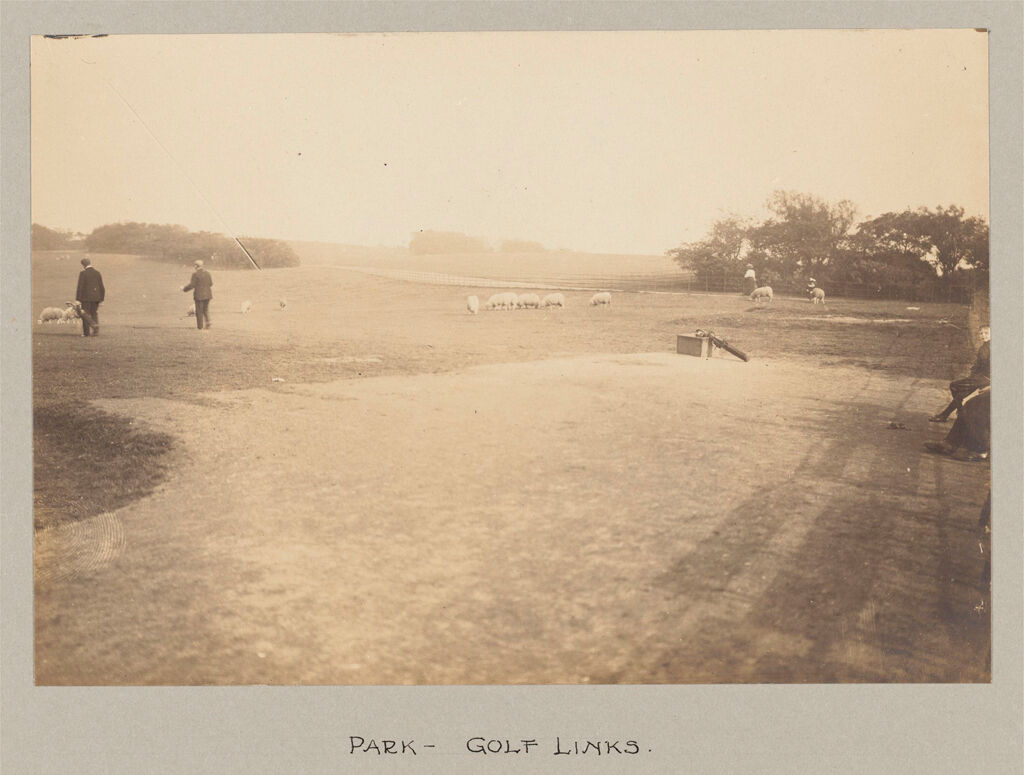 Recreation, Parks And Playgrounds: Great Britain, Scotland. Glasgow. Public Park: Social Conditions In Glasgow, Scotland, 1903: Park - Golf Links.