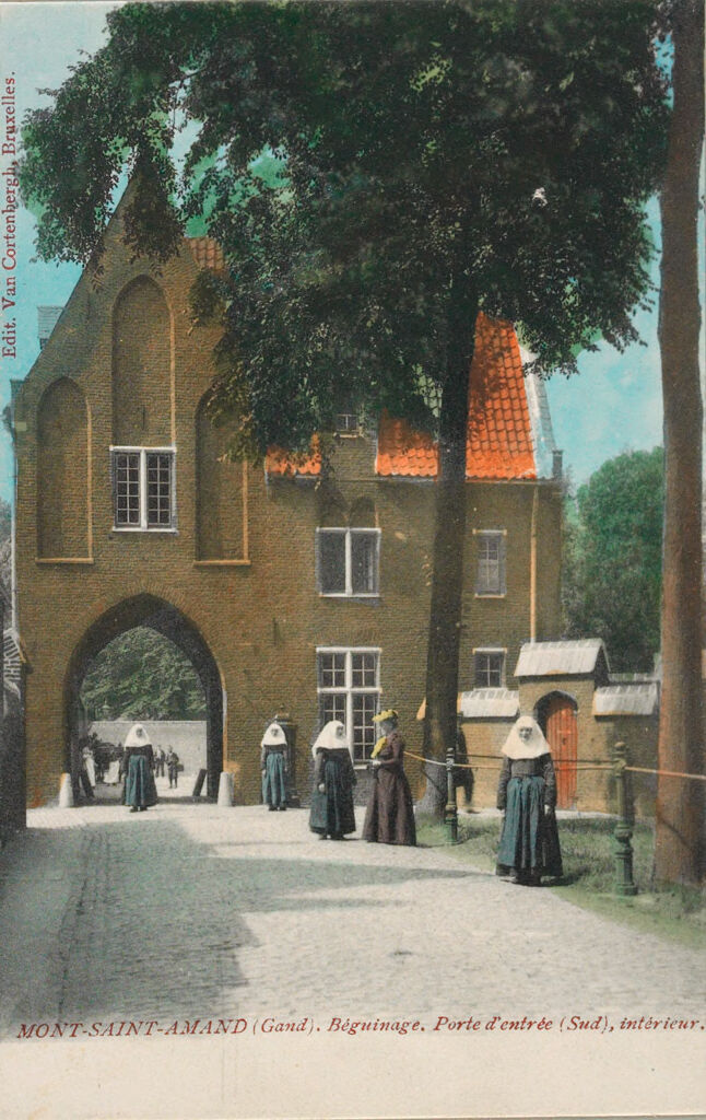 Religious Agencies: Belgium. Ghent. Mont-Saint-Amand Béguinage: Environment Before Immigration. Social Conditions In Belgium: 1905: Mont-Saint-Amand (Gand). Béguinage. Porte D'entrée (Sud), Intérieur.