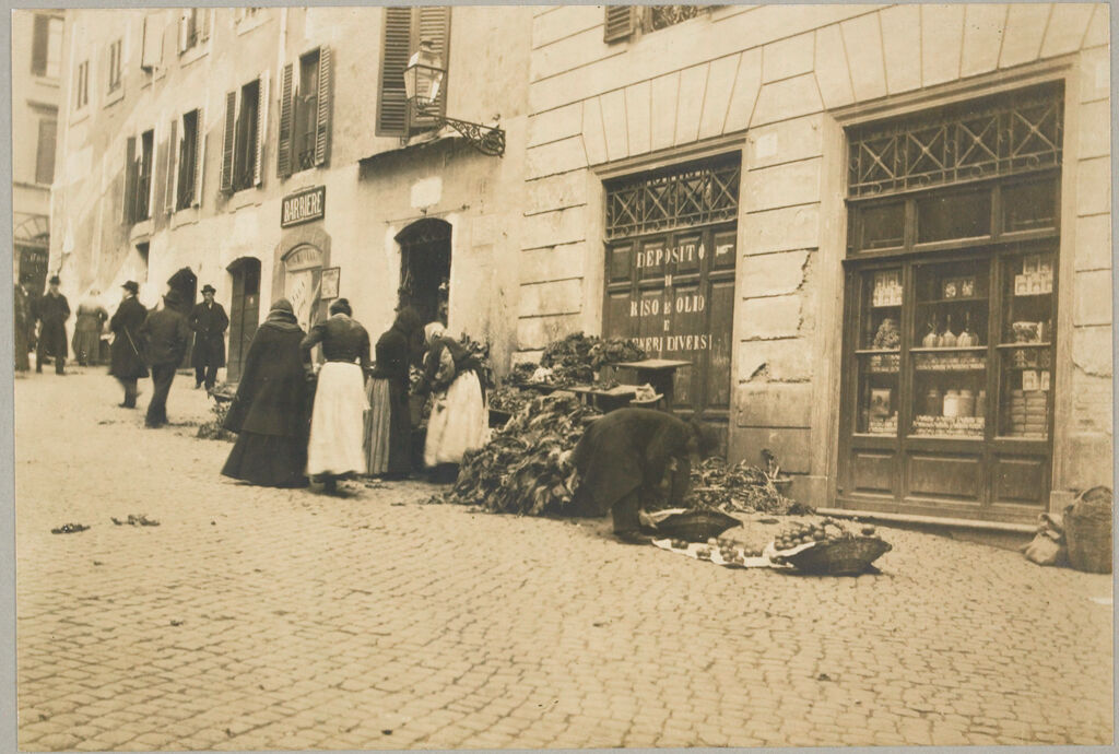 Social Conditions, General: Italy. Rome. Ghetto: Environment Before Immigration. Standards Of Living In European Cities. Social Conditions In Rome, Italy: 1905: In The Ghetto: Rome.