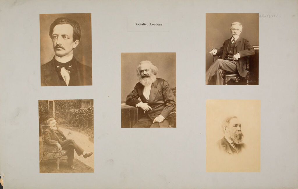Social Ethics, Theory: Germany. Portraits Of Hegel; Kant; Lassalle; Marx; Münsterberg; Schmoller; Stoecker; Wagner: Socialist Leaders