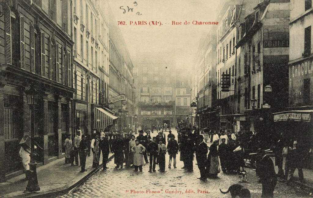 Social Settlements: France. Paris. L'union Familiale: L'union Familiale, Paris, France.: Rue De Charonne.: Paris (Xie). - Rue De Charonne