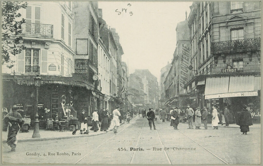 Social Settlements: France. Paris. L'union Familiale: L'union Familiale, Paris, France.: Rue De Charonne.: Paris. - Rue De Charonne
