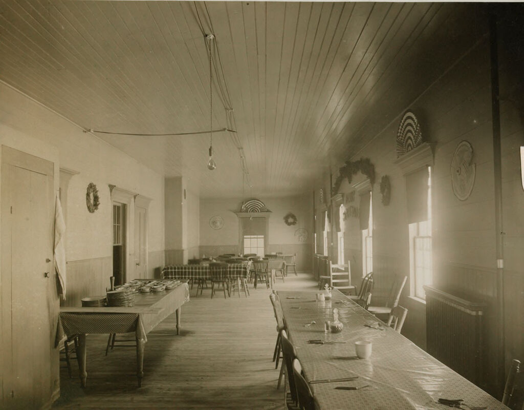 Charity, Public: United States. New Hampshire. West Stewartstown. Coos County Farm: New Hampshire State Charitable And Correctional Institutions.: Inmates Dining Room.