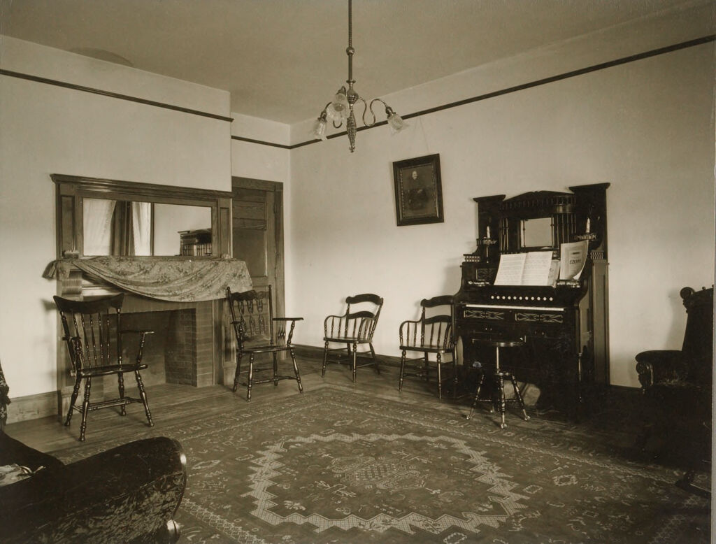 Charity, Public: United States. New Hampshire. North Boscawen, Merrimac County Farm.: New Hampshire State Charitable And Correctional Institutions.: Family Sitting Room.