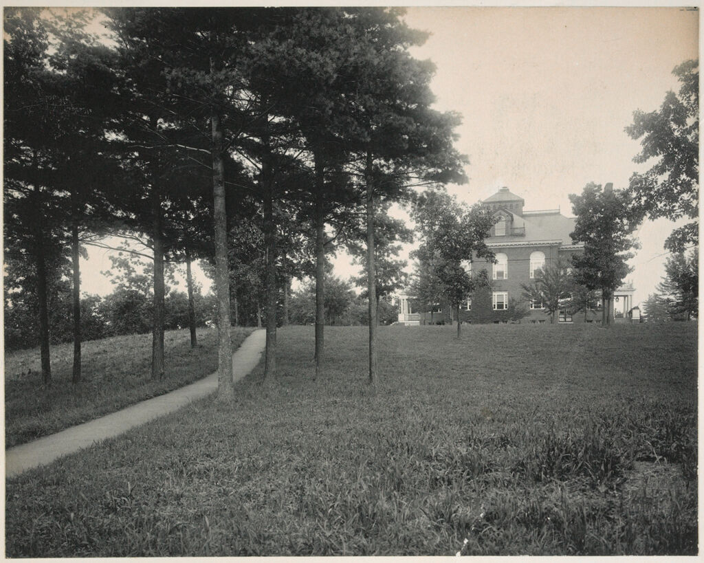 Crime, Children, Truant Schools: United States. Massachusetts. North Chelmsford. Middlesex County Truant School: Middlesex County Truant School, North Chelmsford.  M.a. Warren, Superintendent.: View From Superintendents House.