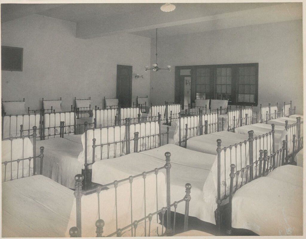 Crime, Children, Truant Schools: United States. Massachusetts. North Chelmsford. Middlesex County Truant School: Middlesex County Truant School, No. Chelmsford.: Dormitory In Read Cottage.