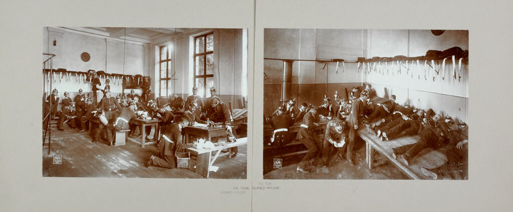 War: Germany. Berlin. Prussian Guard Regiment: Life In A Regiment Of The Prussian Guard: In The Guard House.