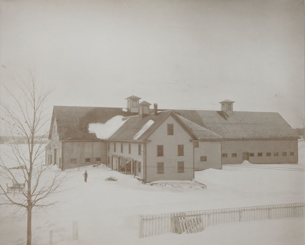Charity, Public: United States. New Hampshire. Brentwood. Rockingham County Farm: New Hampshire State Charitable And Correctional Institutions.: Rockingham County Farm.: Barns.