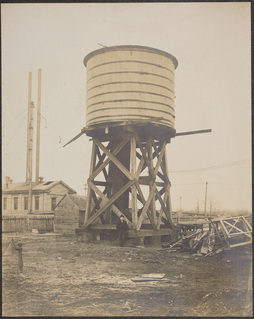 Races, Jews: United States. New Jersey. Woodbine. Baron De Hirsch Agricultural And Industrial School: Woodbine Settlement And School, Woodbine, N.j. Baron De Hirsch Fund.: 57. The Old Water Tank.