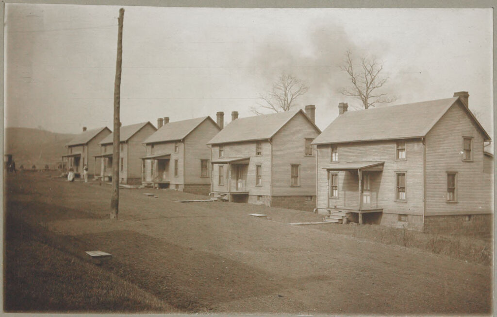 Housing, Industrial: United States. Pennsylvania: Industrial Housing, Detached Dwellings Frame Construction: Bessemer And Lake Erie Railroad Company: Subsidiary Of The United States Steel Corporation: I: I And Ii. Company Houses For Employees At North Bessemer, Pa.